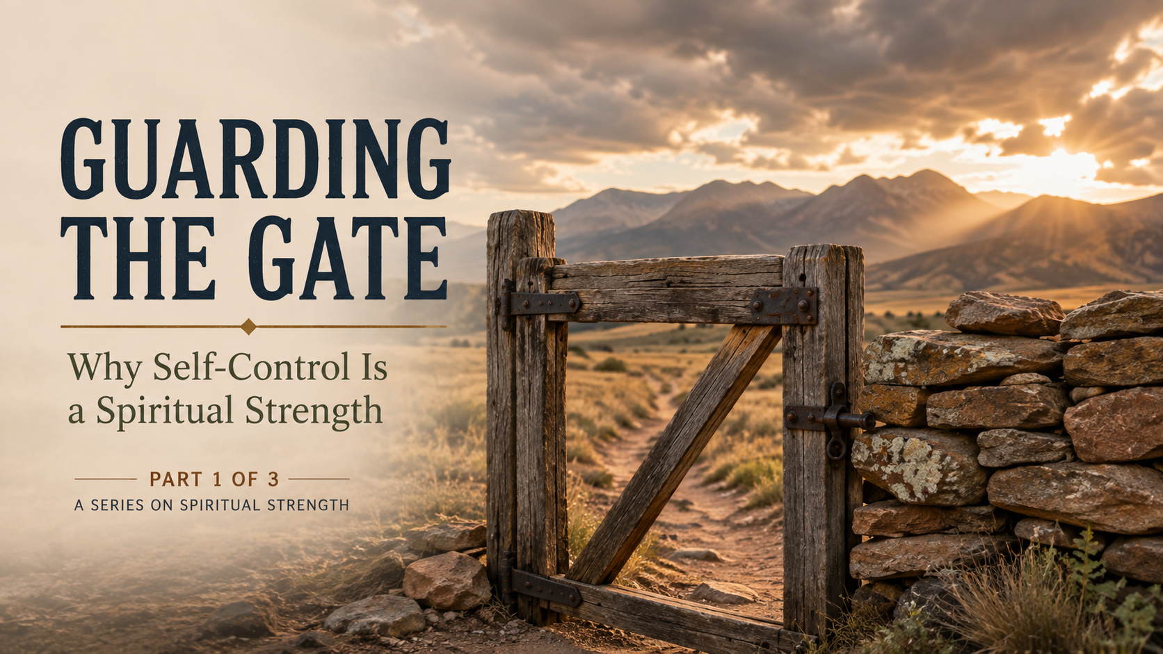 Guarding the Gate: Why Self-Control Is a Spiritual Strength
